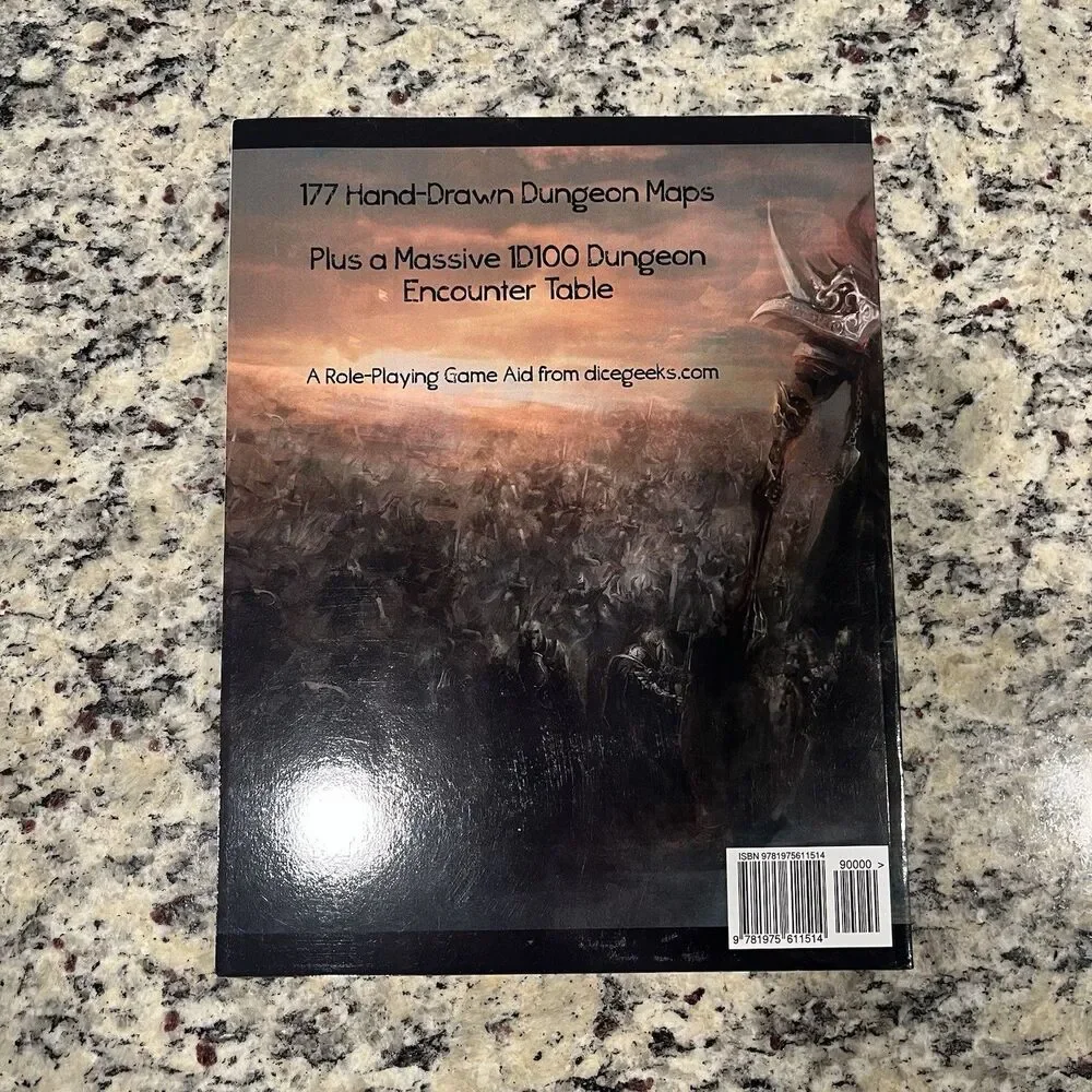 Dungeons for the Master Book Matt Davids D&D Pathfinder 177 Maps 1d100 Table